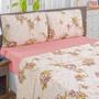 Imagem de Jogo De Cama Casal Padrão Quality 4 Peças Rosê