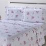 Imagem de Jogo de Cama Casal Queen 3 Peças Estampado em Microfibra - Estampas Sortidas