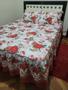 Imagem de Jogo De Cama Cobre Leito Colcha Casal Padrão 3pçs Matelada com Linha 2,45x2,50 Cama Box Várias Estampas Sortidas