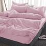 Imagem de Jogo De Cama Com Edredon Super King 300x300cm 4 Peças Rosa