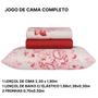 Imagem de Jogo de cama duplo casal microfibra 230x180x30cm heloise paco milano