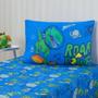 Imagem de Jogo de cama infantil 2 peças lençol com elástico e fronha estampas kids menino menina
