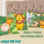 Imagem de Jogo De Cama Infantil 4 Peças Lençol 180fios Capas Almofadas