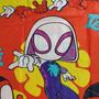 Imagem de Jogo de Cama Infantil Solteiro Estampado Spidey Microfibra 1,40 m x 2,20 m Com 3 Peças