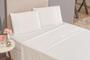 Imagem de Jogo De Cama Infinity Queen Bordado 300 Fios Branco