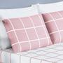 Imagem de Jogo de Cama Lençol 200 Fios Austin Casal Padrão 03 Peças - Rosa 