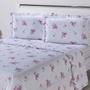 Imagem de Jogo de Cama Lençol Casal 3 Peças Estampado - Estampas Sortidas