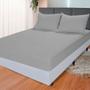 Imagem de Jogo de Cama Lençol Casal Malha 100% Algodão Com Elástico Edromania - Emcompre