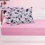 Imagem de Jogo de Cama Portallar Casal Malha Mista Disney Minnie Tex 3 Pçs Rose