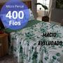 Imagem de Jogo De Cama Queen 4 peças Lençol Micro Percal 400 Fios Estampado