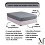 Imagem de Jogo de Cama QUEEN Lençol com Elástico Microfibra Premium 04 Peças Roupa de Cama Box para Revenda