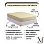 Imagem de Jogo de Cama QUEEN Lençol com Elástico Microfibra Premium 04 Peças Roupa de Cama Box para Revenda