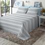 Jogo de Cama Queen Size Algodão 180 Fios 4 Peças Estampado - Fiori Imagem de Jogo de Cama Queen Size Algodão 180 Fios 4 Peças Estampado