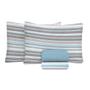 Jogo de Cama Queen Size Algodão 180 Fios 4 Peças Estampado - Fiori Imagem de Jogo de Cama Queen Size Algodão 180 Fios 4 Peças Estampado