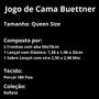 Imagem de Jogo de Cama Queen Size Buettner 180 Fios 4 Peças Reflete Trudy