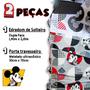 Imagem de Jogo de Cama Solteiro Mickey Edredom + Porta Travesseiro KIT Disney Infantil Criança Menino Menina Fronha 100% Poliéster Personagens