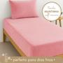Imagem de Jogo de Cama Solteiro Soft 2 Peças Aveludado Ideal para Inverno Cores Clean