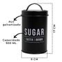 Imagem de Jogo De Canecas Slim 280ml Resistente Com Pote Para Açúcar Café Manhã