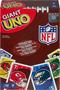 Imagem de Jogo de Cartas Mattel Games Giant UNO NFL - Para Crianças, Adultos e Família