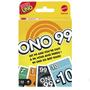 Imagem de Jogo de cartas Mattel Games ONO 99 para crianças e adultos