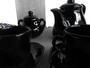 Imagem de Jogo de Chá Porcelana Bule 800 ml Preto