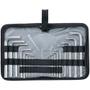Imagem de Jogo de chave allen 1,5 a 10 mm e hexalobular T10 a T50 com 18 peças - MTX