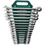 Imagem de Jogo De Chave Combinada Com Catraca 8 A 24mm 16 Peças Sata ST08034L