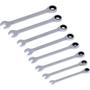 Imagem de Jogo de Chave Combinada com Catraca 8Pcs 8-19Mm Worker
