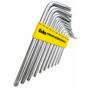 Imagem de Jogo De Chave Torx Tipo L Com 10 Pçs T9 A T50 - 8QH - Eda