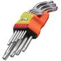 Imagem de Jogo De Chave Torx Tipo L Hexagonais Com Furo Profissional T10 A 150 Ferramentas Resistente