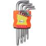 Imagem de Jogo De Chave Torx Tipo L Hexagonais Com Furo Profissional T10 A 150 Ferramentas Resistente