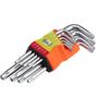 Imagem de Jogo De Chave Torx Tipo L Hexagonais Com Furo Profissional T10 A 150 Ferramentas Resistente