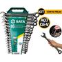 Imagem de Jogo de Chaves Combinada Catraca SATA 8 - 24MM 16 PCS ST08034L