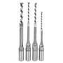 Imagem de Jogo de Cinzel com Brocas Quadradas 1/4", 5/16", 3/8" e 1/2"