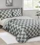 Imagem de Jogo De Colcha Evolution Patchwork Queen Camesa Cinza