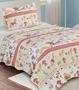Imagem de Jogo De Colcha Evolution Patchwork Solteiro Camesa Bege