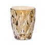 Imagem de Jogo De Copos Baixos com 6un Diamond 260ml Cor Dourado Âmbar