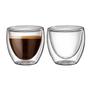 Imagem de Jogo De Copos Café Parede Dupla 70ml Borossilicato 2pcs Chá