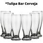 Imagem de Jogo de Copos de Vidro 12 peças Tulipa Chopp Cerveja 350ml