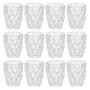 Imagem de Jogo de Copos de Vidro Diamond Transparente 270ml 12 peças - Lyor