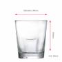Imagem de Jogo de Copos de Vidro Event On The Rocks para Whisky 320ml 12pcs Ruvolo
