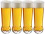 Imagem de Jogo de Copos de Vidro para Cerveja Transparente