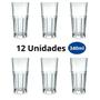 Imagem de Jogo De Copos De Vidro Suco Agua 340ml Lumina C/12uni Ad