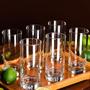 Imagem de Jogo De Copos Em Vidro Kit 6 Peças Cozinha Água Suco Drink