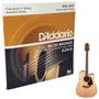 Imagem de Jogo de Cordas Aço D'Addario 10-47 Violão EJ10-B Bronze 80/20 + 1 corda