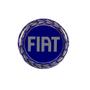 Imagem de Jogo de emblemas para calota resinado azul fiat 48mm