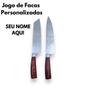 Imagem de Jogo de Facas Profissionais Inox Personalizadas com o Nome