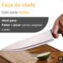Imagem de Jogo De Facas Profissionais Kit Com 5 Peças Para Chef De Cozinha E Churrasco Aço Inoxidável Gourmet