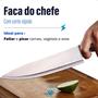 Imagem de Jogo De Facas Profissionais Kit Com 5 Peças Para Chef De Cozinha E Churrasco Aço Inoxidável Gourmet