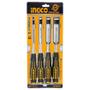 Imagem de Jogo de formoes chanfrados ingco com 4 peças - hktwc0401
